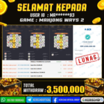 JACKPOT SLOT GACOR MAIN MAHJONG WAYS 2 23 JANUARI 2026