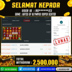 JACKPOT SLOT GACOR MAIN GATES OF OLYMPUS SUPER SCATER 27 JANUARI 2026