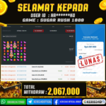 JACKPOT SLOT GACOR MAIN SUGAR RUSH 1000 07 FEBRUARI 2026