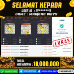 JACKPOT SLOT GACOR MAIN MAHJONG WAYS 06 FEBRUARI 2026